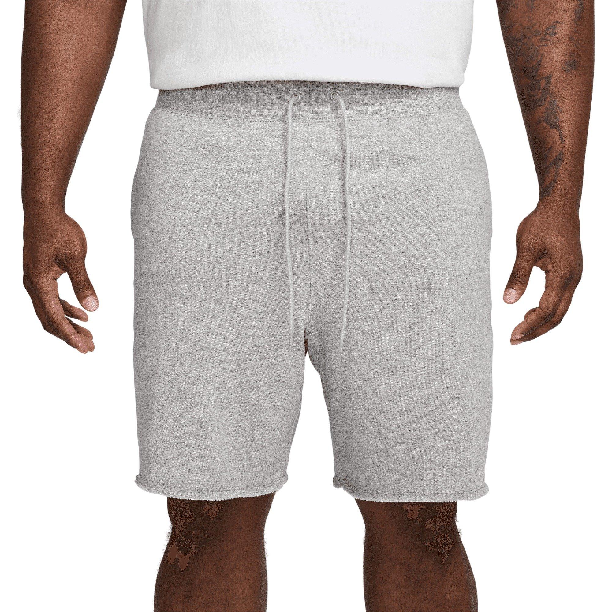 Nike Men's Club French Terry Alumni Shorts - Light Grey - LIGHT GREY